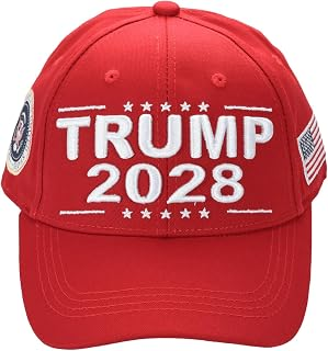 Embroidered Red 2028 Hat